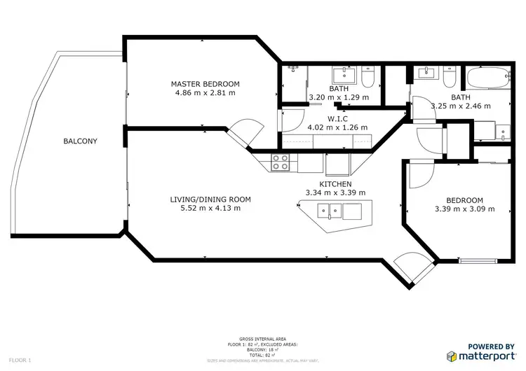 Floorplan of Homely unit listing, 206/239 Esplanade, Pialba QLD 4655