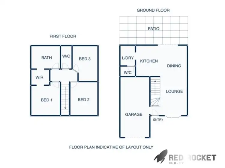 Floorplan of Homely townhouse listing, 2/2788 Logan Road, Underwood QLD 4119