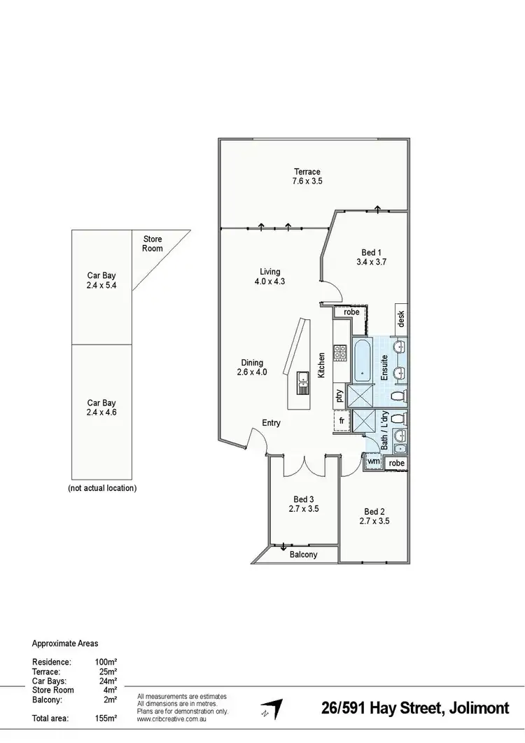 Floorplan of Homely apartment listing, 26/591 Hay Street, Jolimont WA 6014