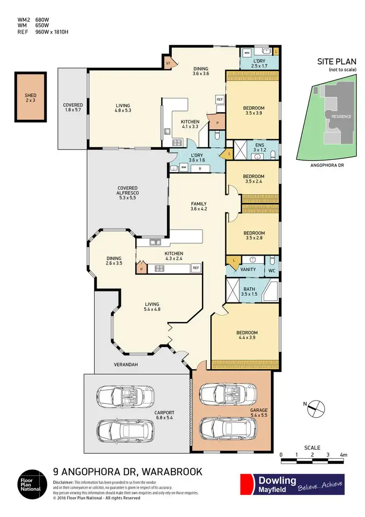 Floorplan of Homely house listing, 9 Angophora Drive, Warabrook NSW 2304