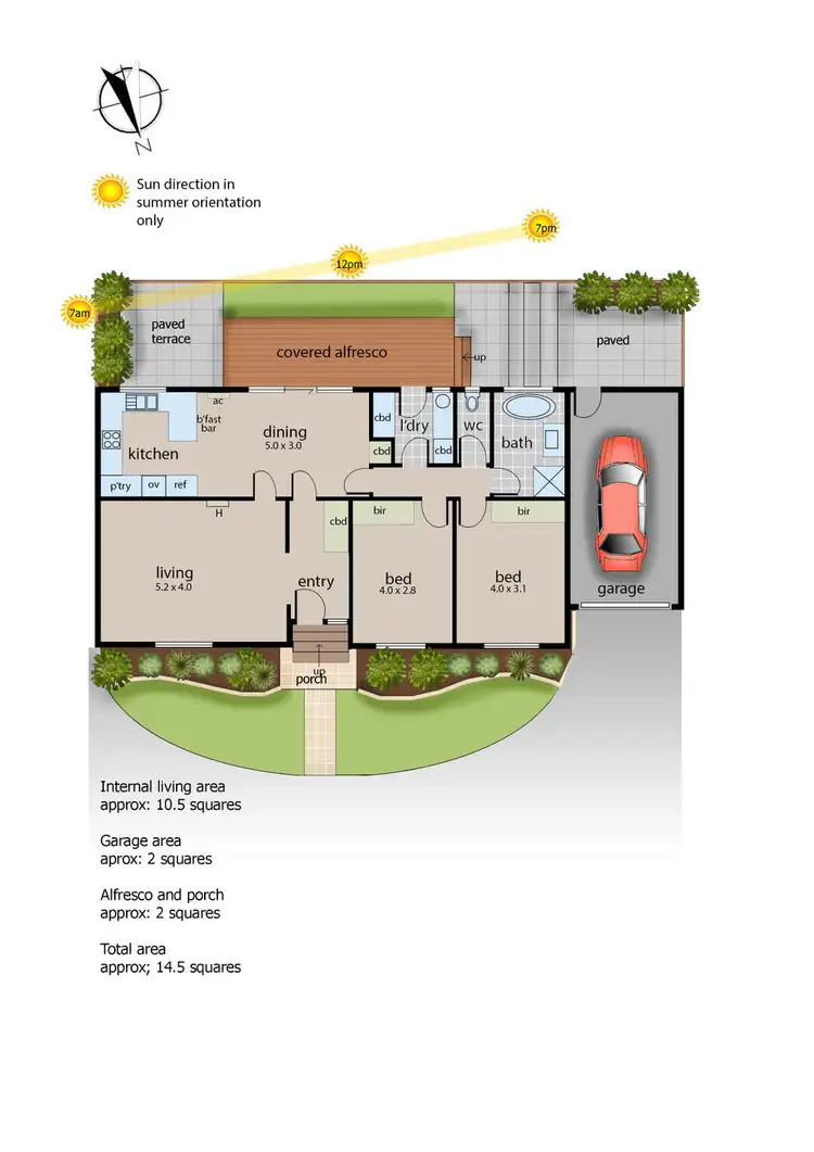 Floorplan of Homely unit listing, 4/36 Screen Street, Frankston VIC 3199