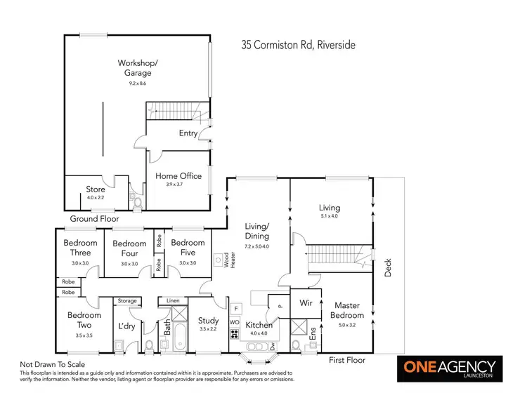 Floorplan of Homely house listing, 35 Cormiston Road, Riverside TAS 7250