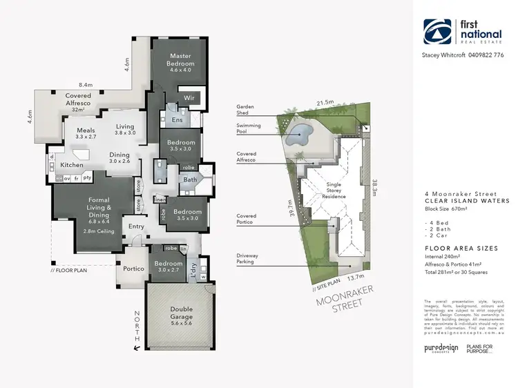 Floorplan of Homely house listing, 4 Moonraker Street, Clear Island Waters QLD 4226