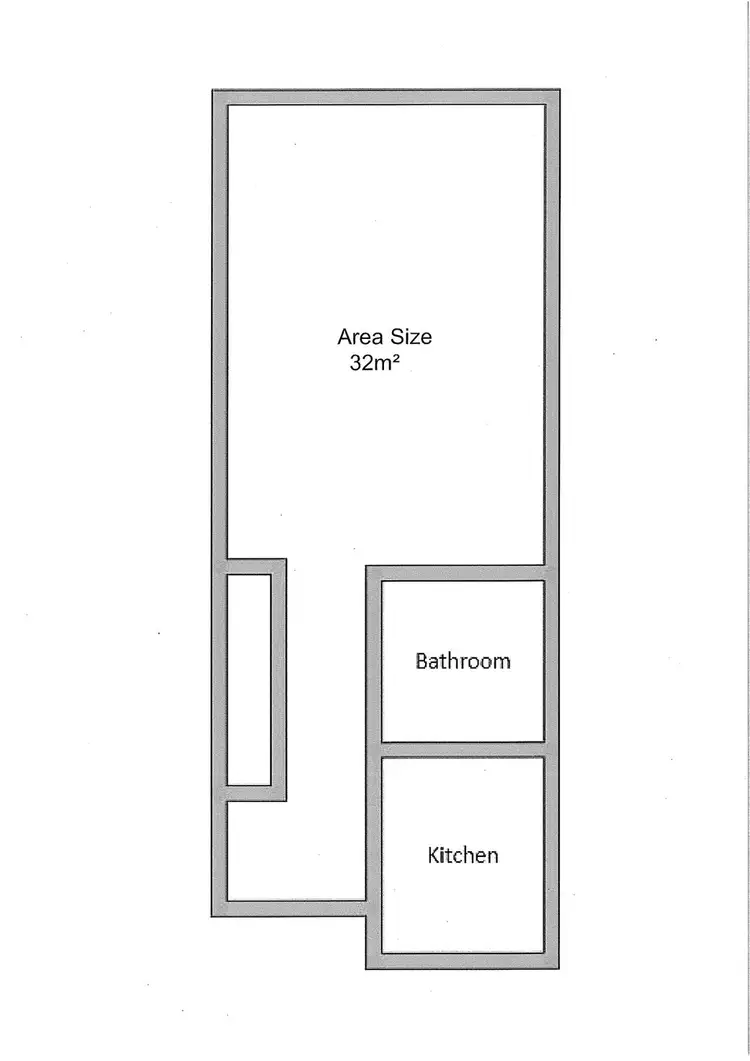 Floorplan of Homely studio listing, 403/10 New Mclean St, Edgecliff NSW 2027