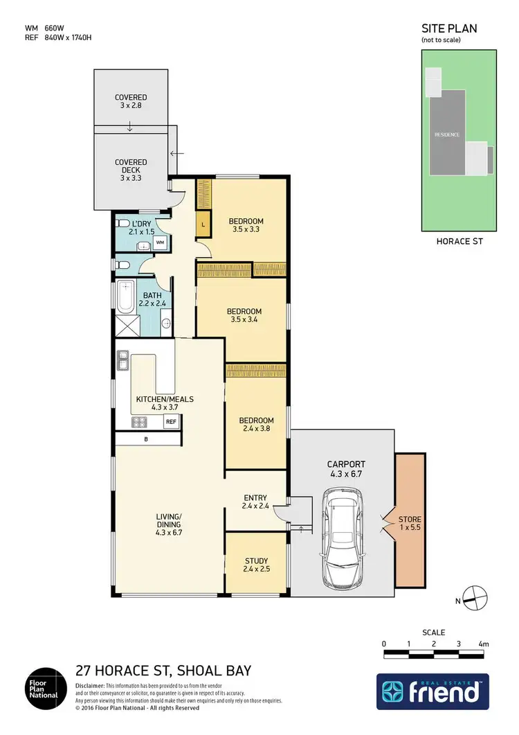 Floorplan of Homely house listing, 27 Horace Street, Shoal Bay NSW 2315