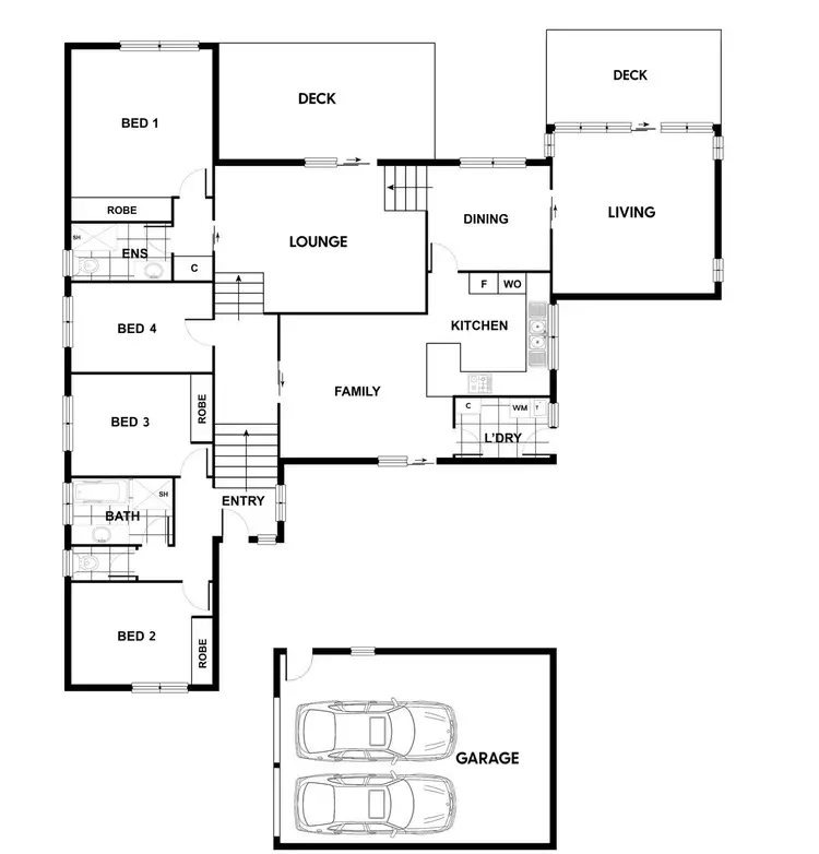 Floorplan of Homely house listing, 15 Cochrane Crescent, Theodore ACT 2905