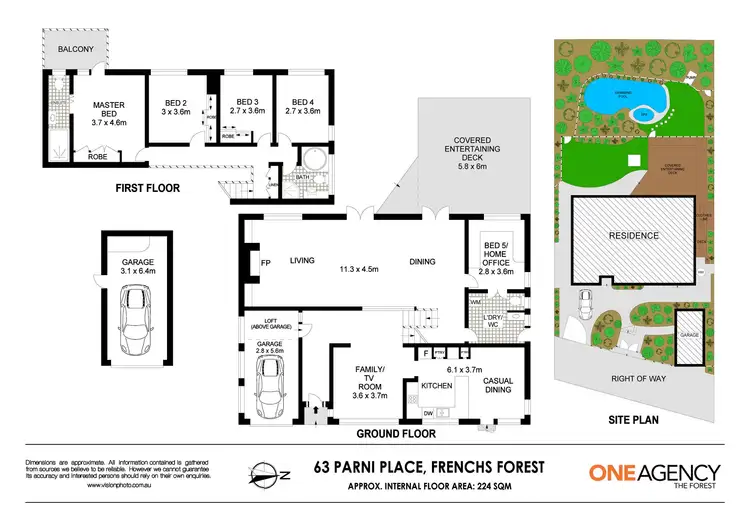 Floorplan of Homely house listing, 63 Parni Place, Frenchs Forest NSW 2086