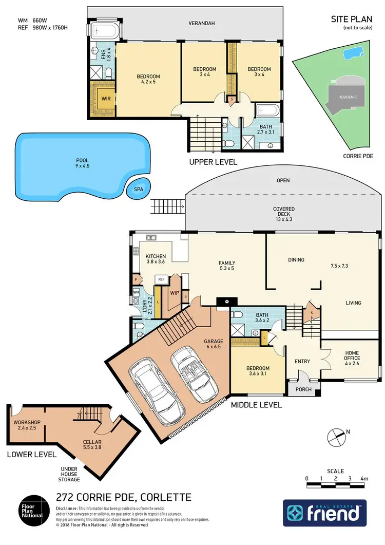 Floorplan of Homely house listing, 272 Corrie Parade, Corlette NSW 2315