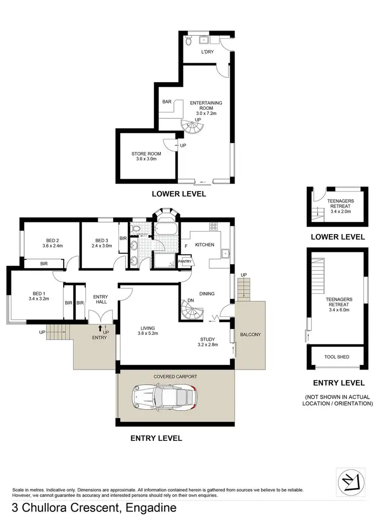 Floorplan of Homely house listing, 3 Chullora Crescent, Engadine NSW 2233