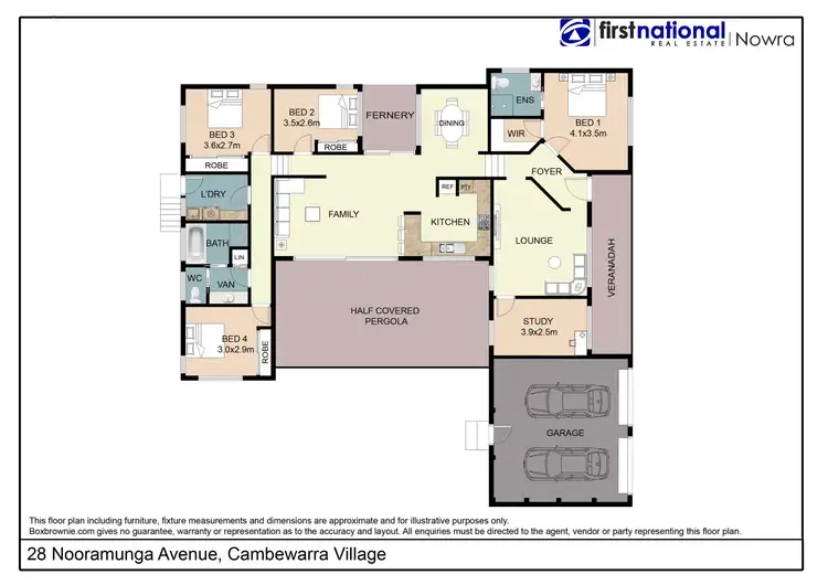 Floorplan of Homely house listing, 28 Nooramunga Avenue, Cambewarra Village NSW 2540