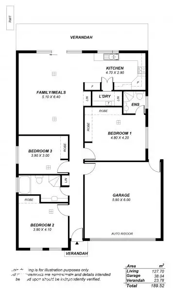 Floorplan of Homely house listing, 9a Stewart Street, Hectorville SA 5073
