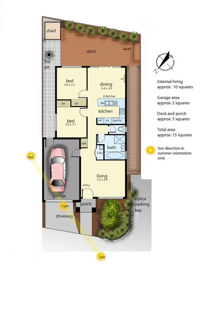 Floorplan of Homely unit listing, 32/28 Potts Road, Langwarrin VIC 3910