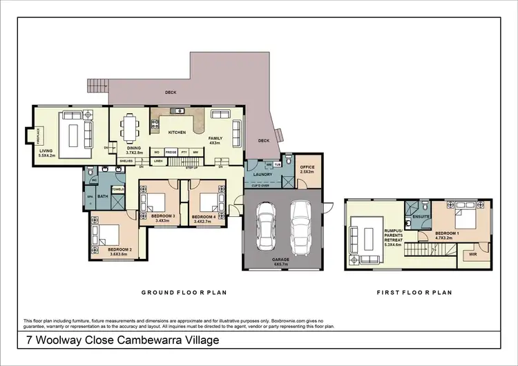 Floorplan of Homely house listing, 7 Woolway Close, Cambewarra NSW 2540
