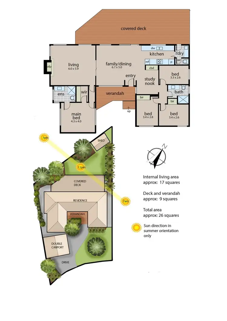 Floorplan of Homely house listing, 20 Alcon Court, Langwarrin VIC 3910