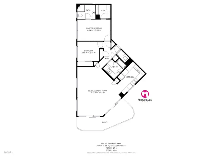 Floorplan of Homely unit listing, 4/451-452 Charlton Esplanade, Torquay QLD 4655