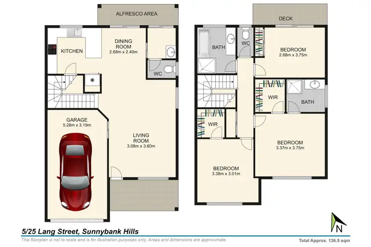Floorplan of Homely townhouse listing, 5/25 Lang Street, Sunnybank Hills QLD 4109