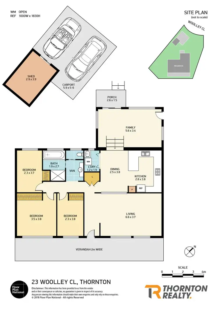 Floorplan of Homely house listing, 23 Woolley Close, Thornton NSW 2322