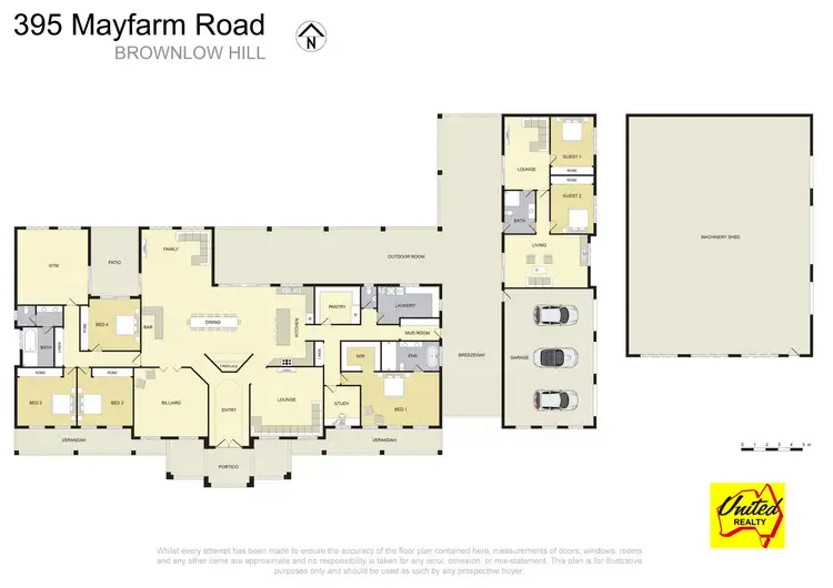 Floorplan of Homely rural property listing, 395 May Farm Road, Brownlow Hill NSW 2570