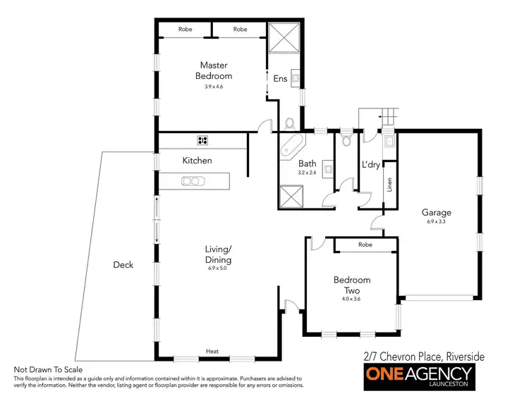Floorplan of Homely villa listing, 2/7 Chevron Place, Riverside TAS 7250