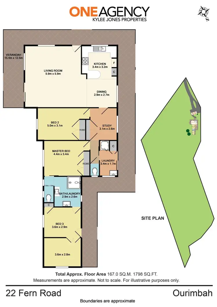 Floorplan of Homely rural property listing, 22 Fern Road, Ourimbah NSW 2258