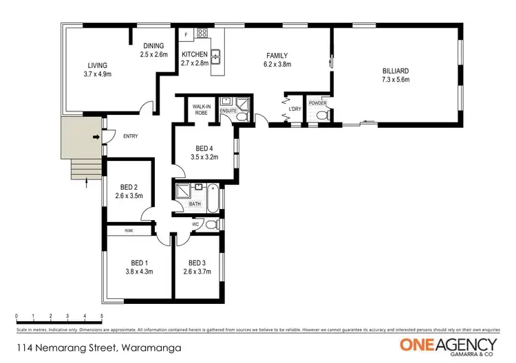 Floorplan of Homely house listing, 114 Nemarang Crescent, Waramanga ACT 2611