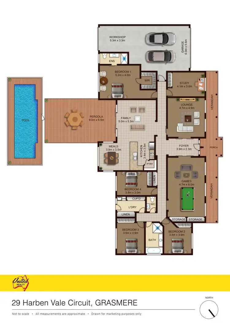 Floorplan of Homely house listing, 29 Harben Vale Circuit, Grasmere NSW 2570