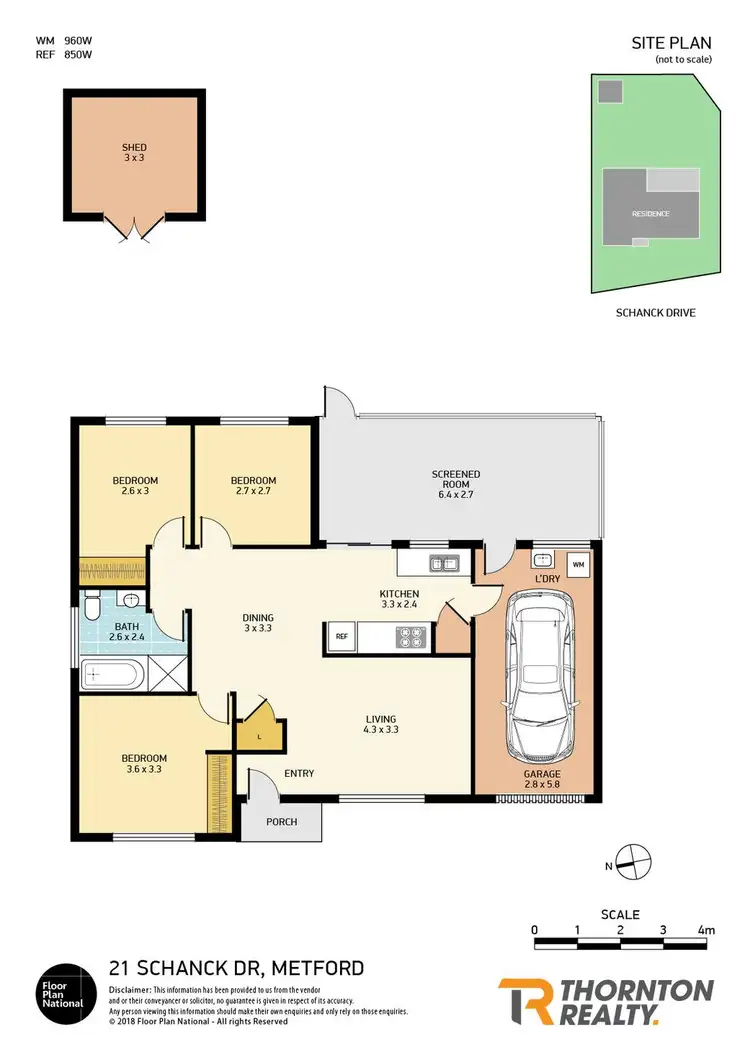 Floorplan of Homely house listing, 21 Schanck Drive, Metford NSW 2323