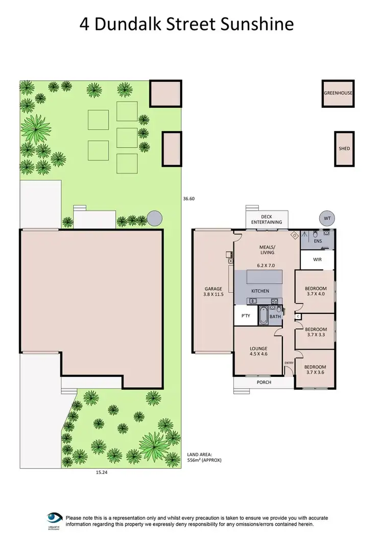 Floorplan of Homely house listing, 4 Dundalk Street, Sunshine VIC 3020