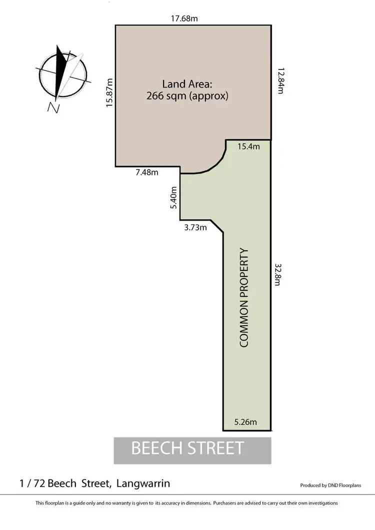 Floorplan of Homely land listing, 1, LOT 1, 72 Beech Street, Langwarrin VIC 3910