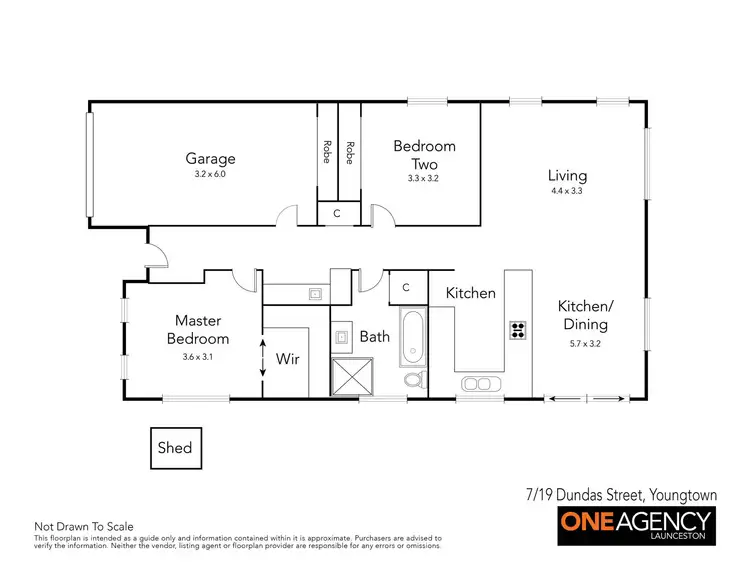 Floorplan of Homely unit listing, 7/19 Dundas Street, Youngtown TAS 7249