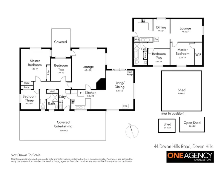 Floorplan of Homely house listing, 44 Devon Hills Road, Devon Hills TAS 7300