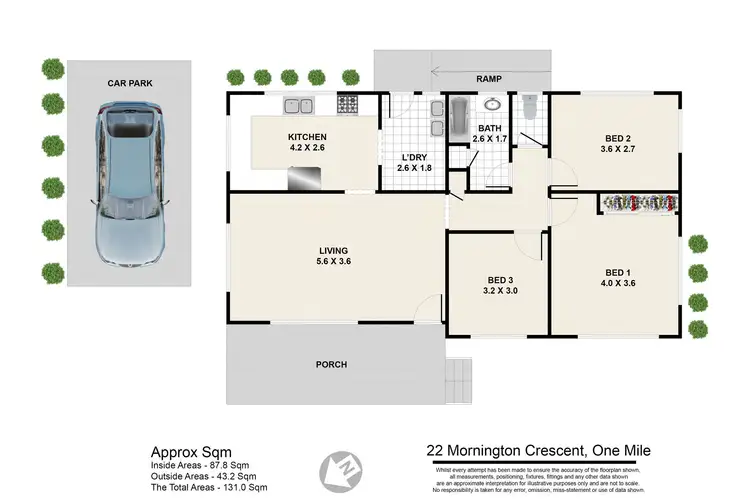 Floorplan of Homely house listing, 22 Mornington Crescent, One Mile QLD 4305