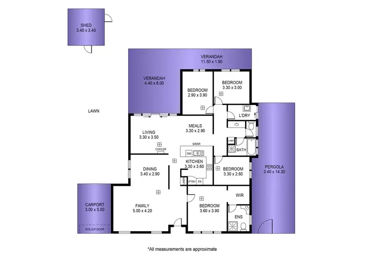 Floorplan of Homely house listing, 1 Eton Common, Ingle Farm SA 5098