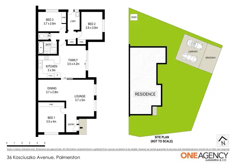 Floorplan of Homely house listing, 36 Kosciuszko Avenue, Palmerston ACT 2913