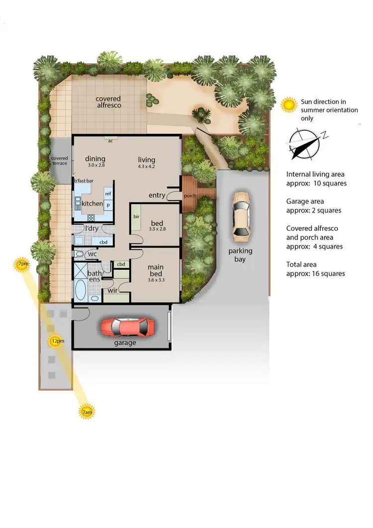 Floorplan of Homely unit listing, 5 65 Taketa Crescent, Frankston VIC 3199