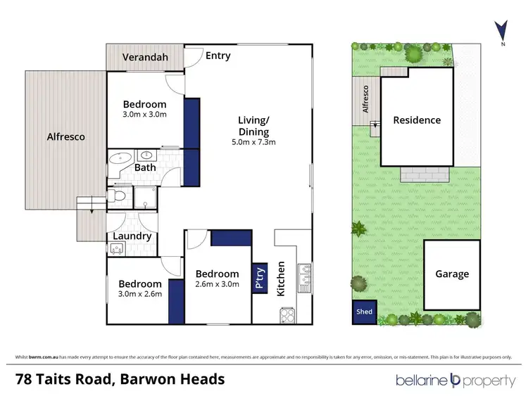 Floorplan of Homely house listing, 78 Taits Road, Barwon Heads VIC 3227