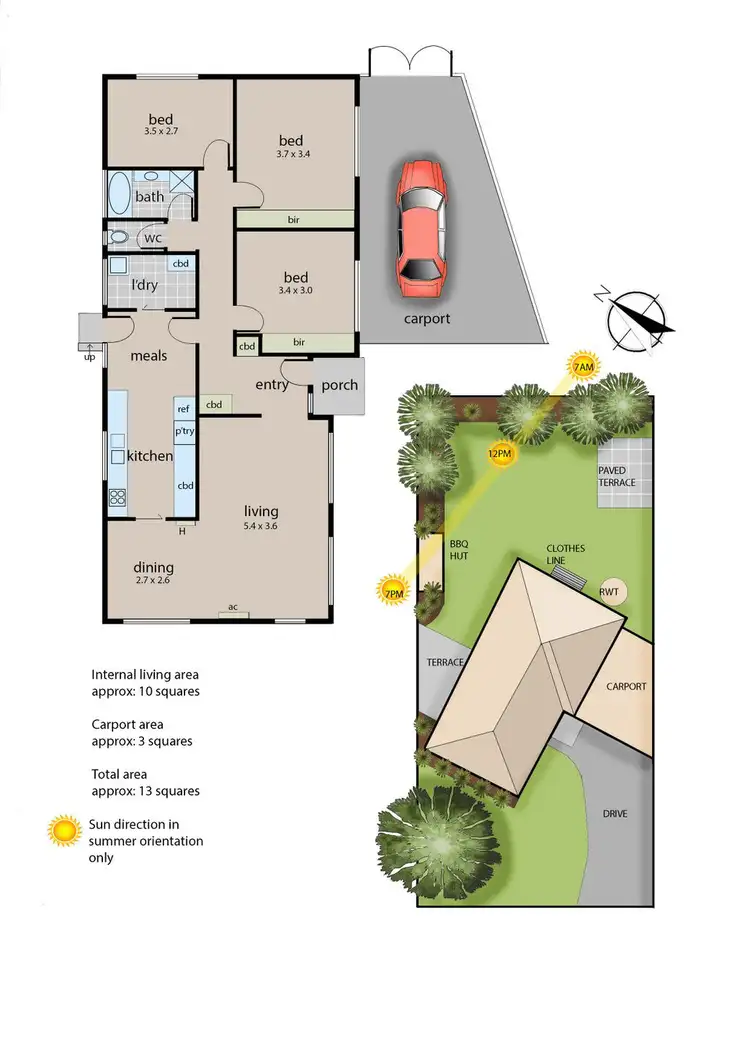 Floorplan of Homely house listing, 41 Milford Crescent, Frankston VIC 3199
