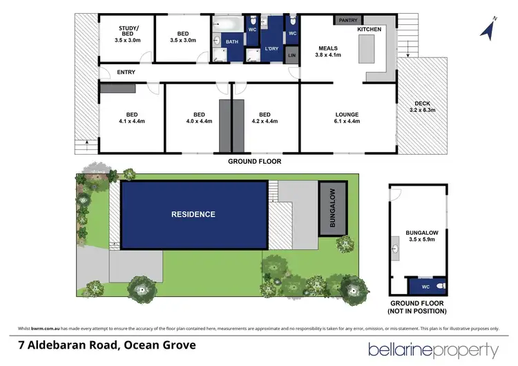 Floorplan of Homely house listing, 7 Aldebaran Road, Ocean Grove VIC 3226