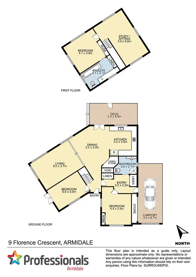Floorplan of Homely house listing, 9 Florence Crescent, Armidale NSW 2350