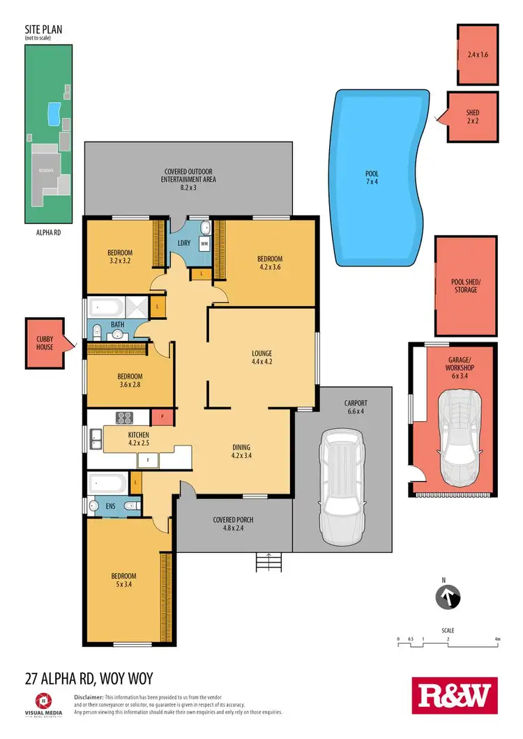 Floorplan of Homely house listing, 27 Alpha Road, Woy Woy NSW 2256