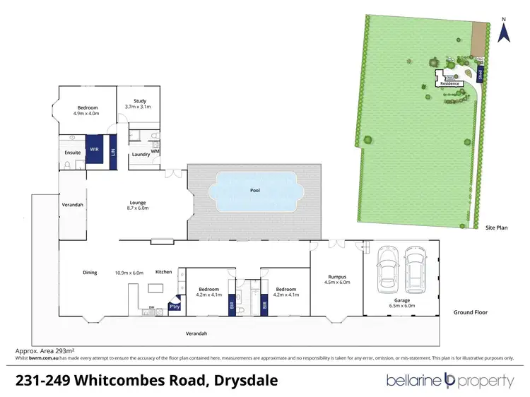 Floorplan of Homely rural property listing, 231-249 Whitcombes Road, Drysdale VIC 3222