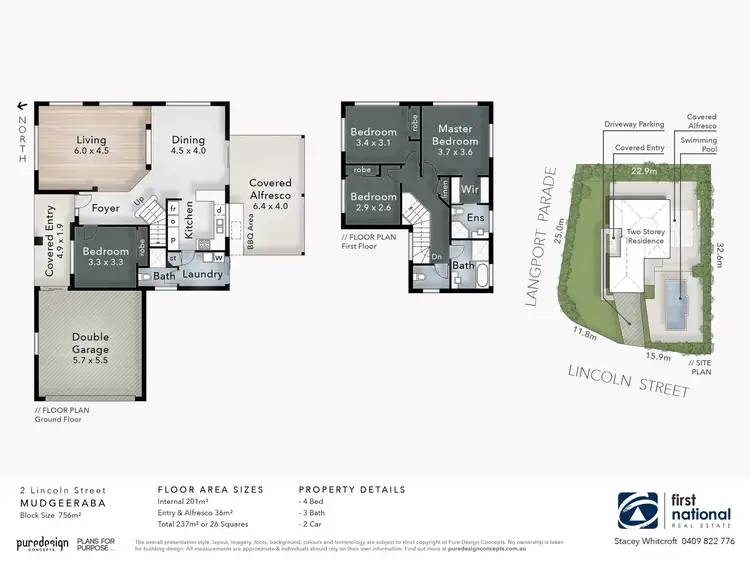 Floorplan of Homely house listing, 2 Lincoln Street, Mudgeeraba QLD 4213