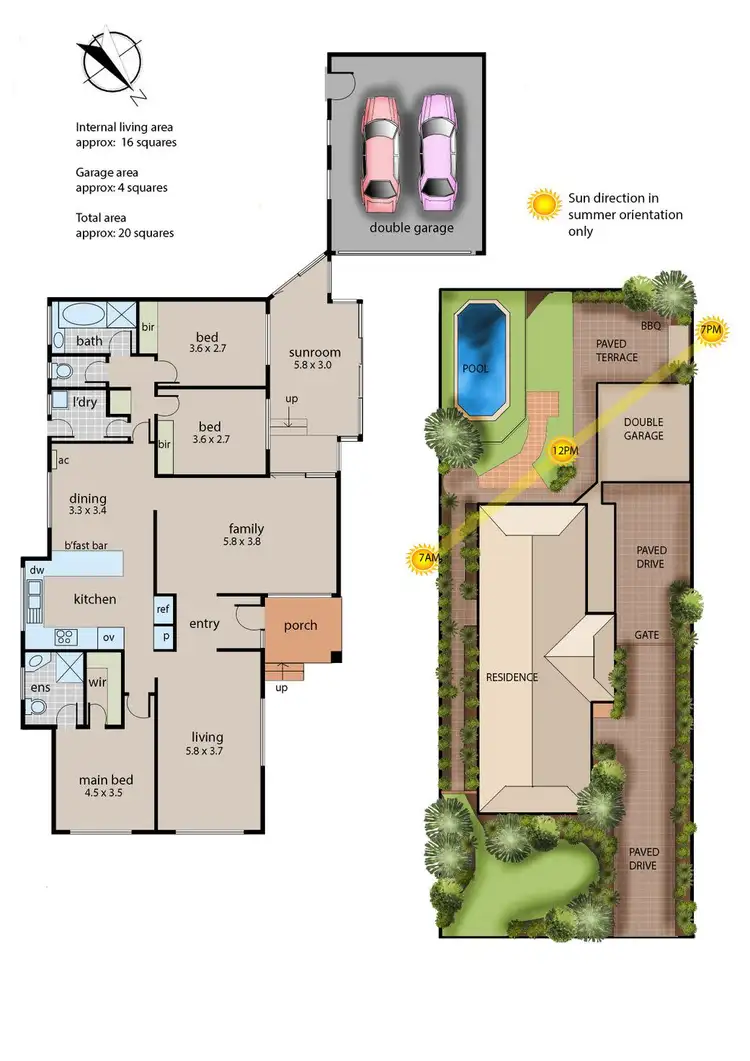 Floorplan of Homely house listing, 12 Devereaux Court, Frankston VIC 3199