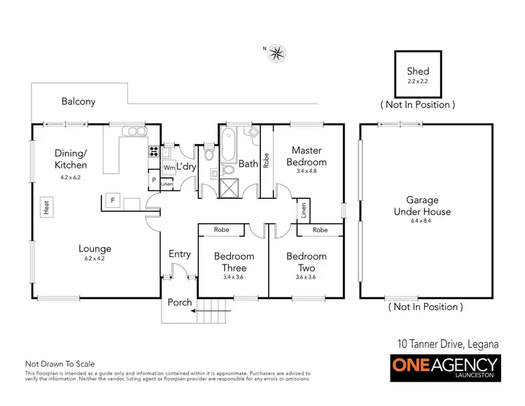 Floorplan of Homely house listing, 10 Tanner Drive, Legana TAS 7277