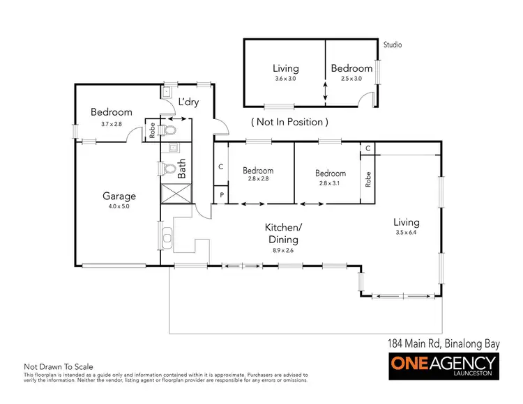 Floorplan of Homely house listing, 184 Main Road, Binalong Bay TAS 7216