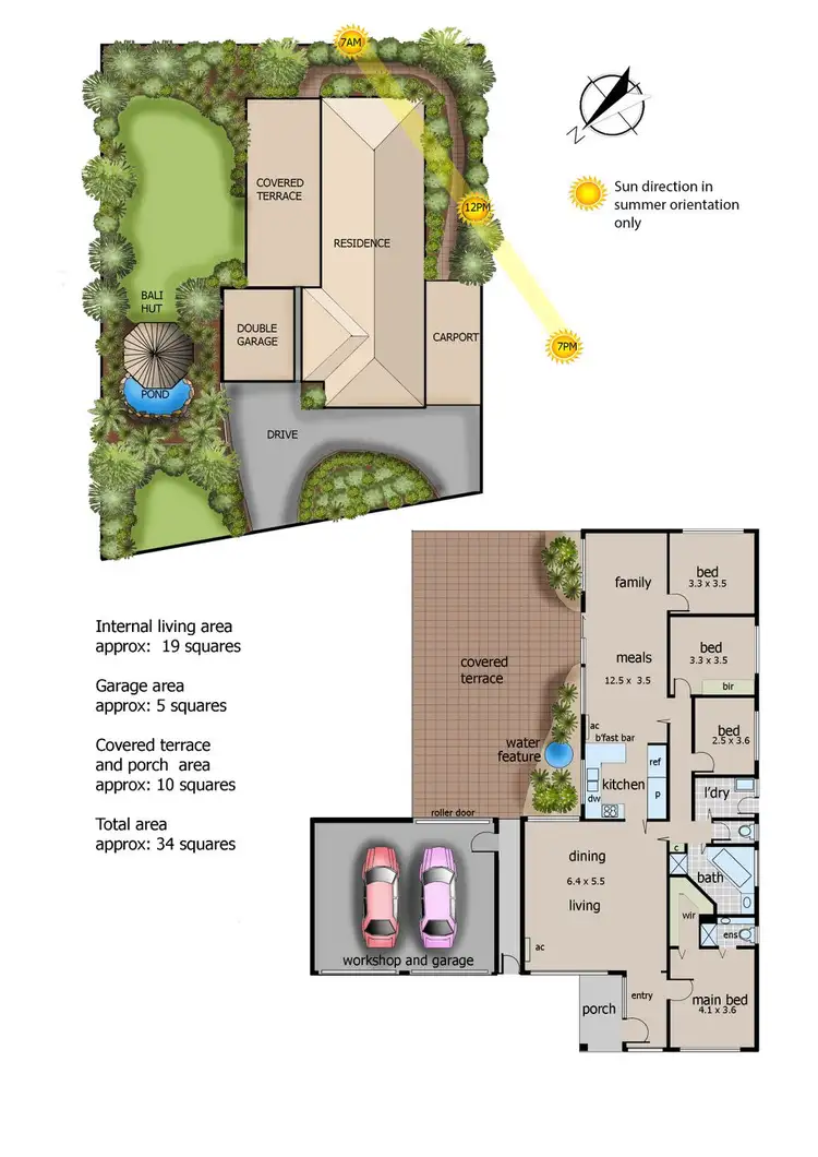 Floorplan of Homely house listing, 16 Fernwood Drive, Langwarrin VIC 3910