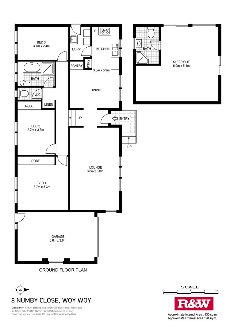 Floorplan of Homely house listing, 8 Numby Close, Umina Beach NSW 2257