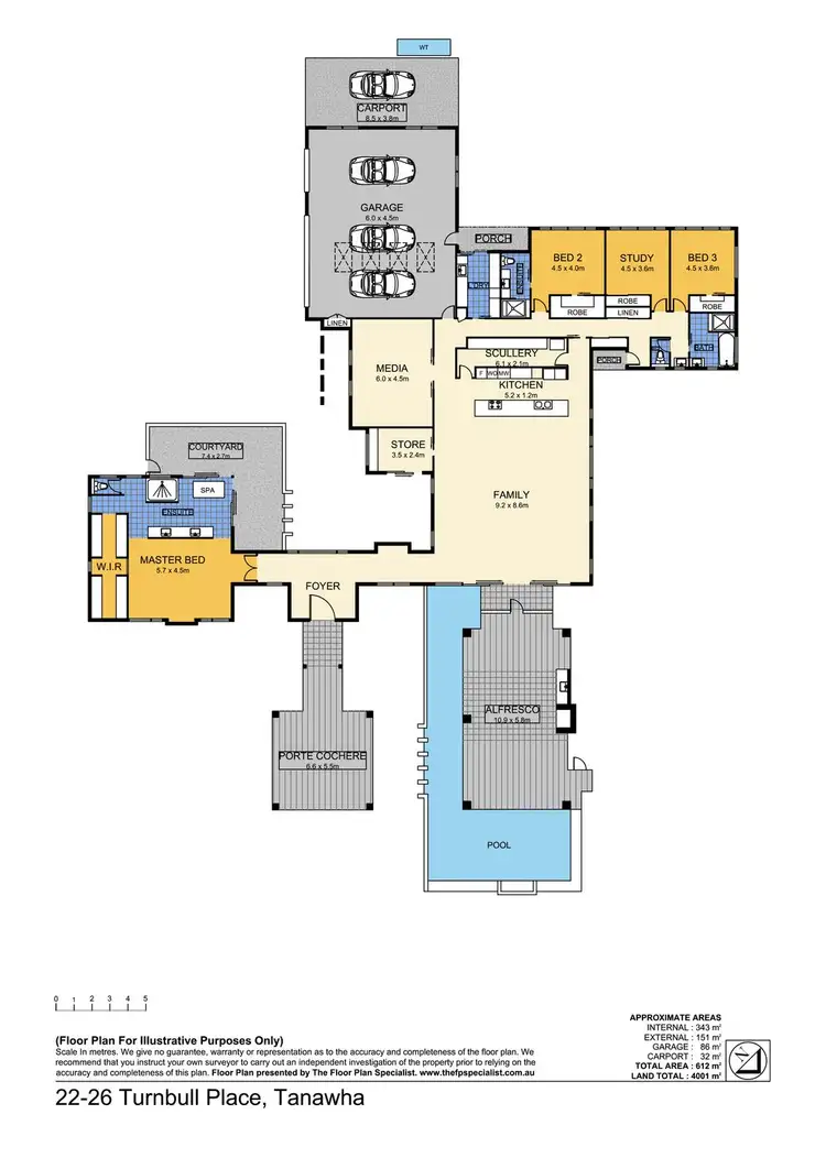 Floorplan of Homely house listing, 22-26 Turnbull Place, Tanawha QLD 4556
