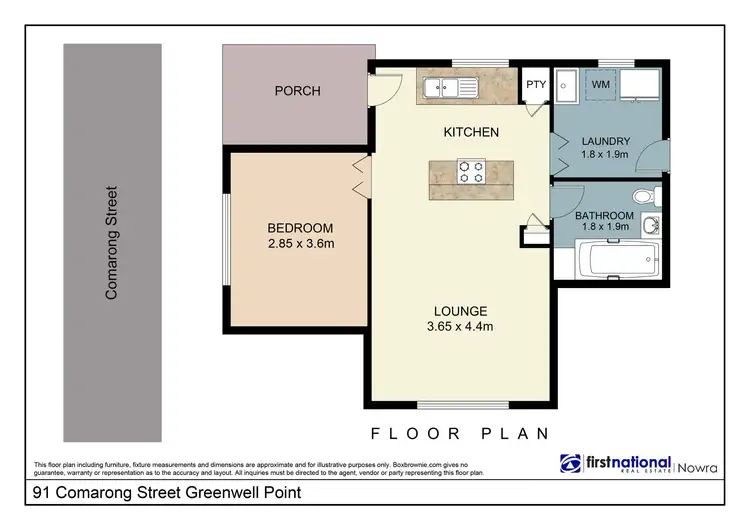 Floorplan of Homely house listing, 91 Comarong Street, Greenwell Point NSW 2540