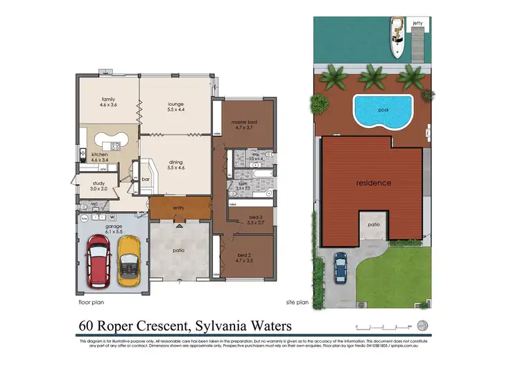 Floorplan of Homely house listing, 60 Roper Crescent, Sylvania Waters NSW 2224